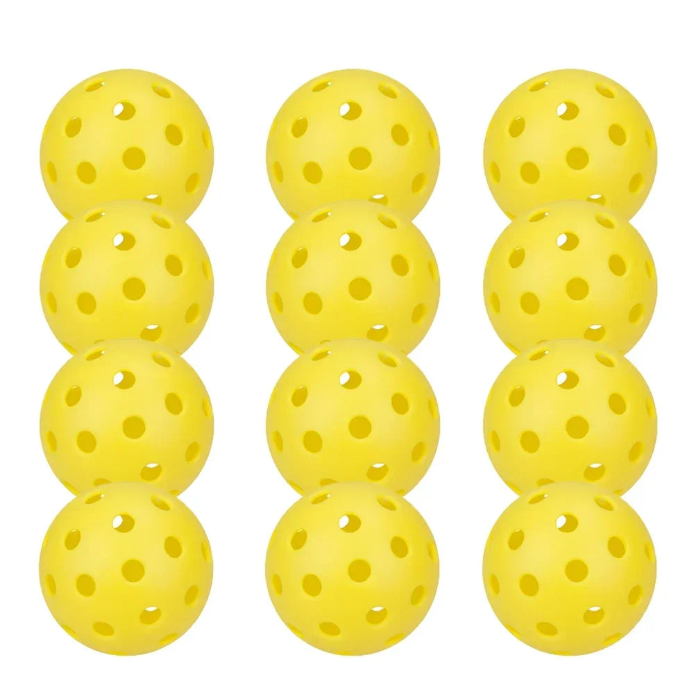 Pickleball 74MM Durable 40 Holes Outdoor 6/12/24Pcs
