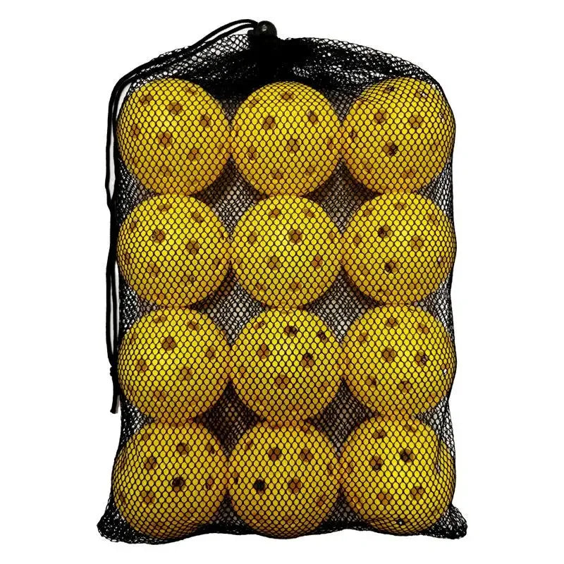 12pcs Pickleballs 74MM 40 Holes Outdoor