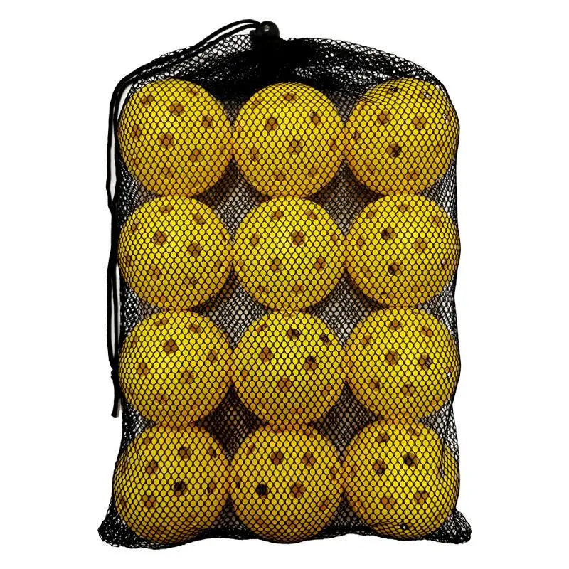 12pcs Pickleballs 74MM 40 Holes Outdoor
