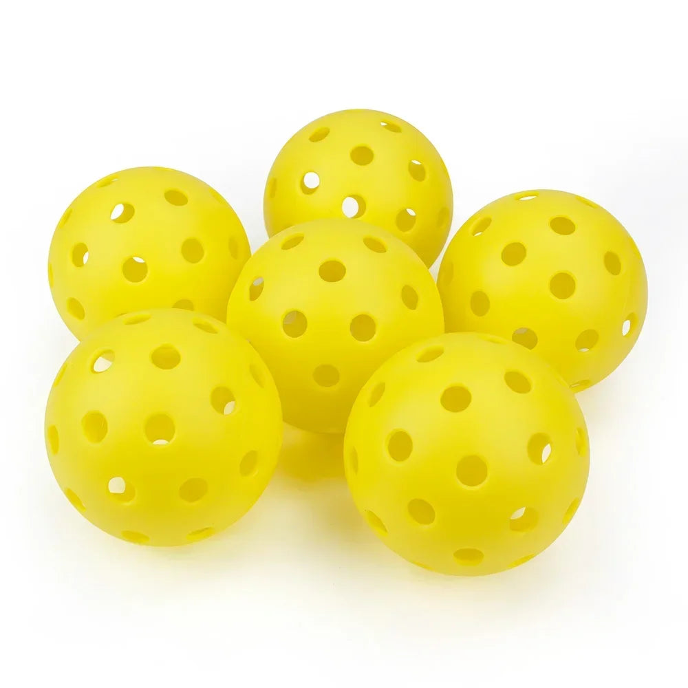 Pickleball 74MM Durable 40 Holes Outdoor 6/12/24Pcs