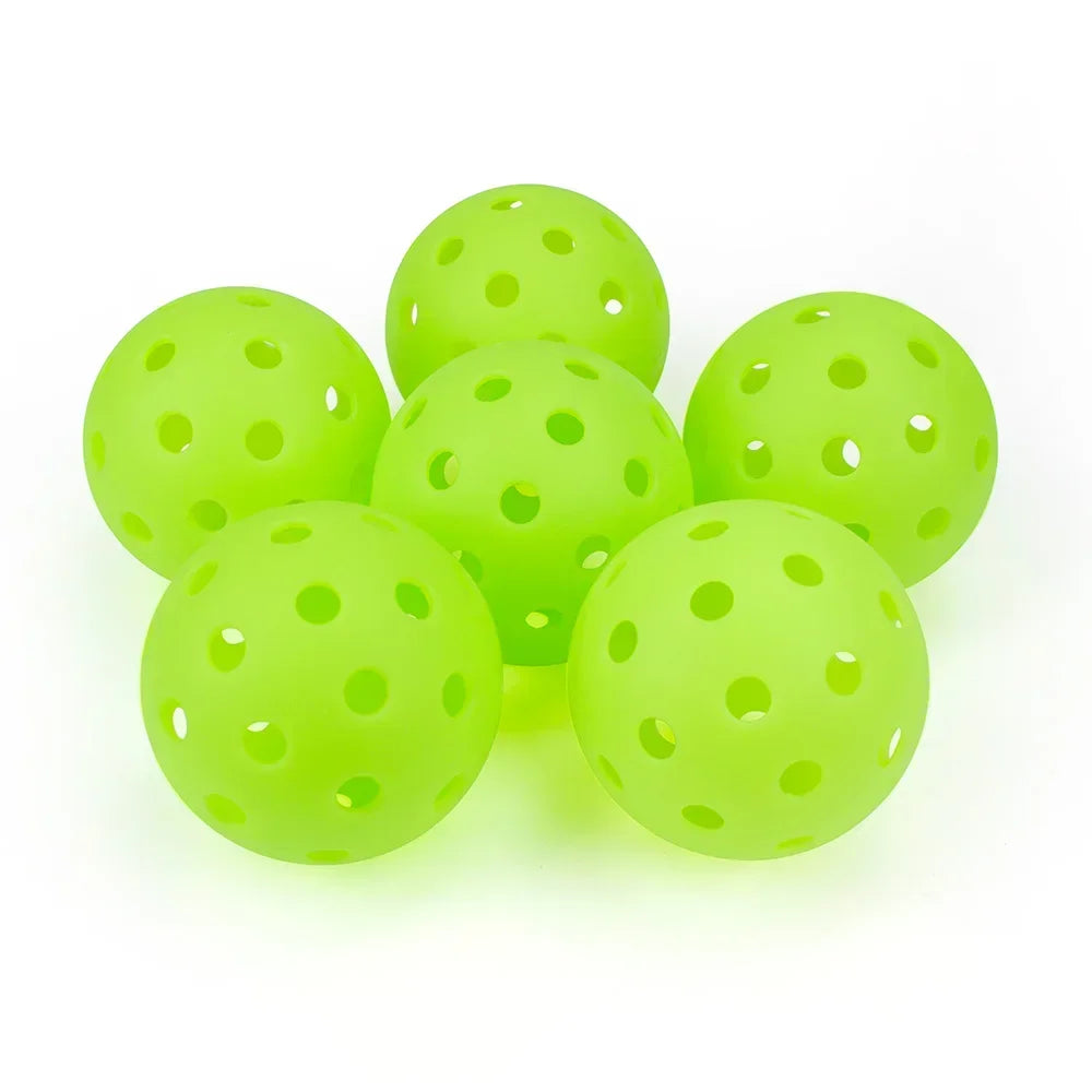 Pickleball 74MM Durable 40 Holes Outdoor 6/12/24Pcs