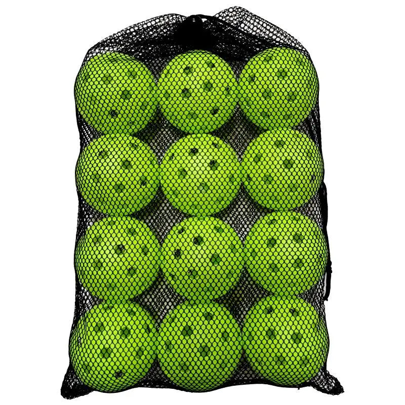 12pcs Pickleballs 74MM 40 Holes Outdoor
