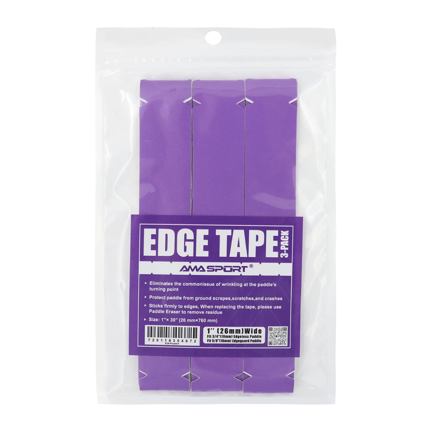 AMA SPORT Pickleball Paddle Protective Edge Tape