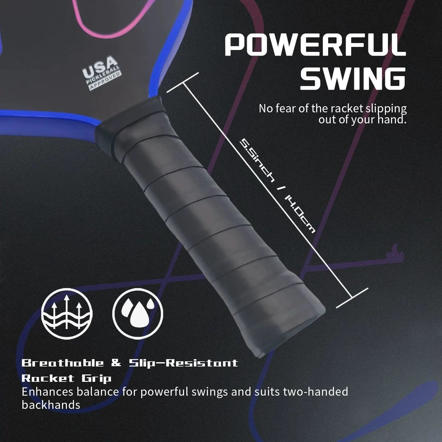 Luzz Pro 4 Inferno Heat Press Pickleball Paddle, Made with MPP Material & Toray T700 Standard Carbon Fiber