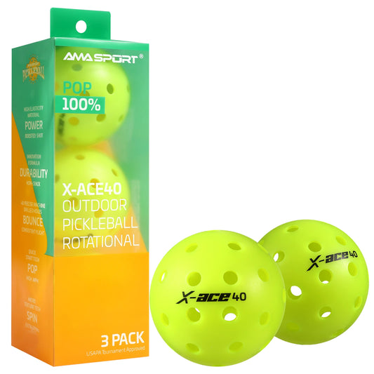 AMASPORT Pickleballs - Red 4 pack variant