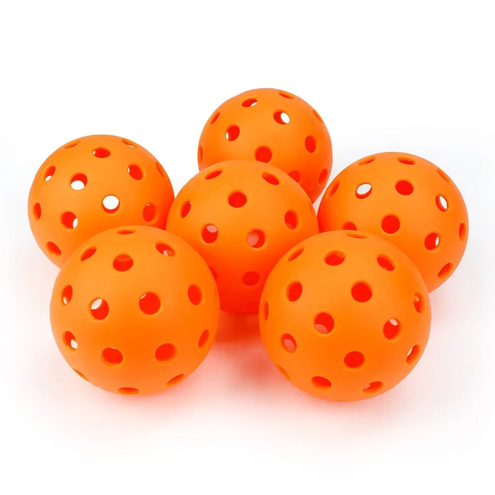 Pickleball 74MM Durable 40 Holes Outdoor 6/12/24Pcs