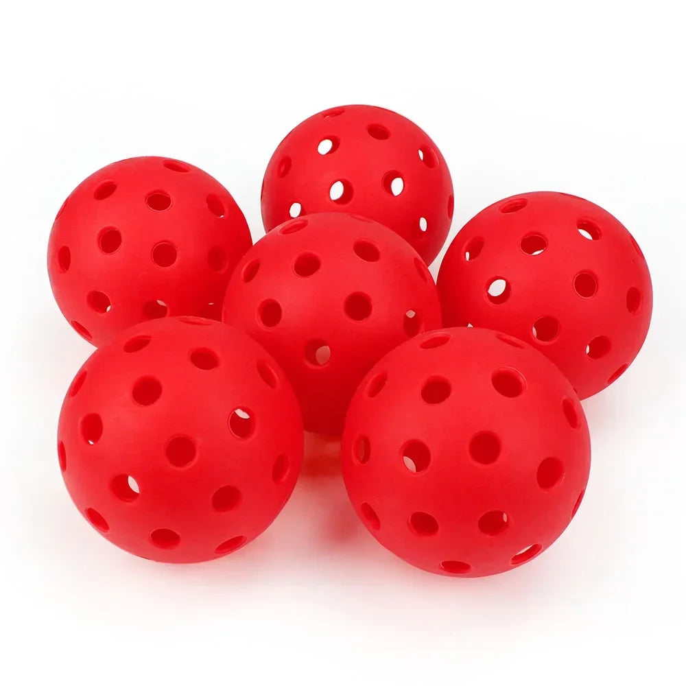 Pickleball 74MM Durable 40 Holes Outdoor 6/12/24Pcs